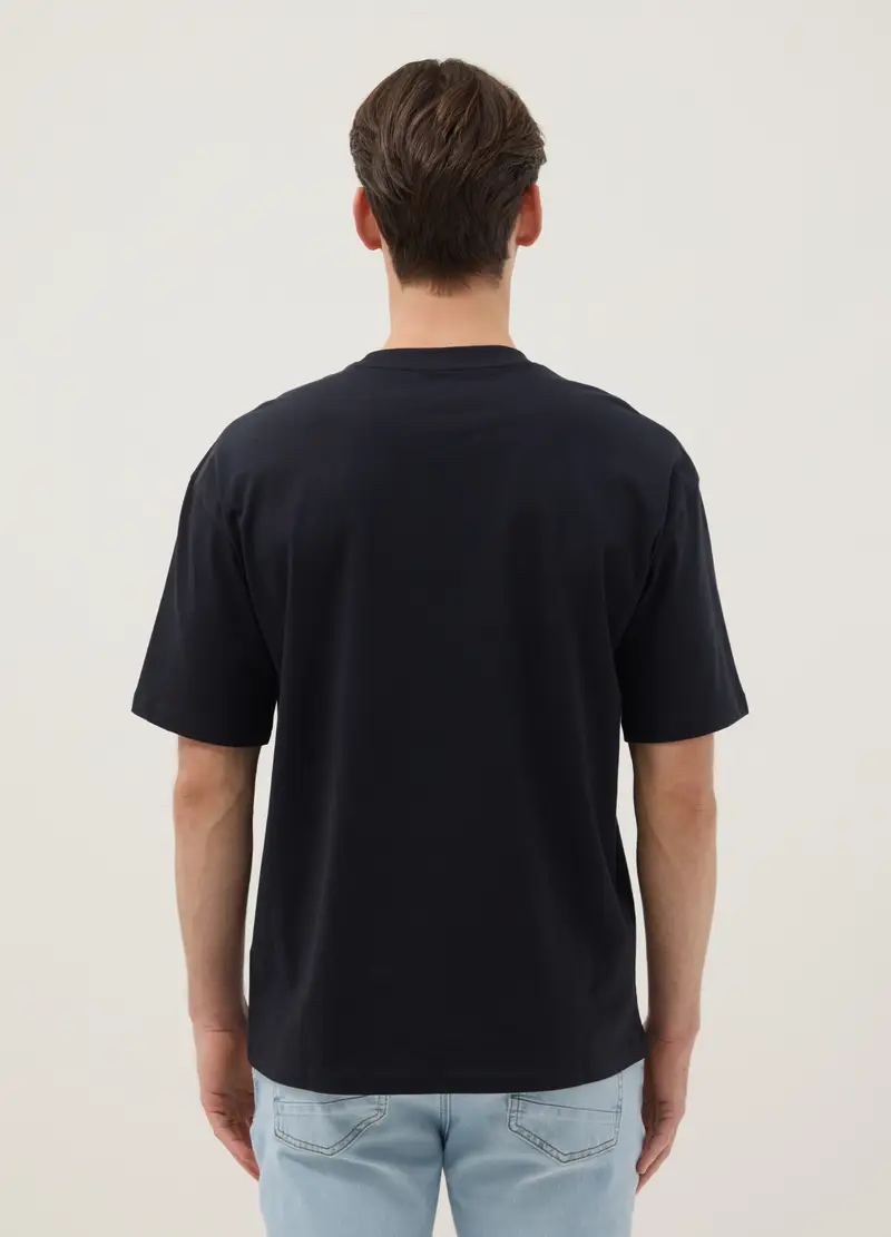 OVS T-shirt Uomo Nero 4330582 miniatura 3