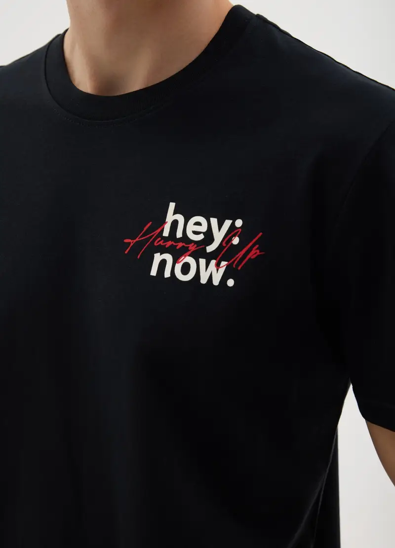 OVS T-shirt Uomo Nero 1091561 miniatura 2