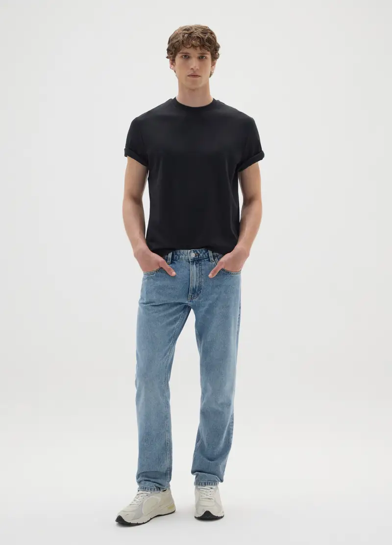 OVS T-shirt Uomo Nero 4328859 miniatura 2