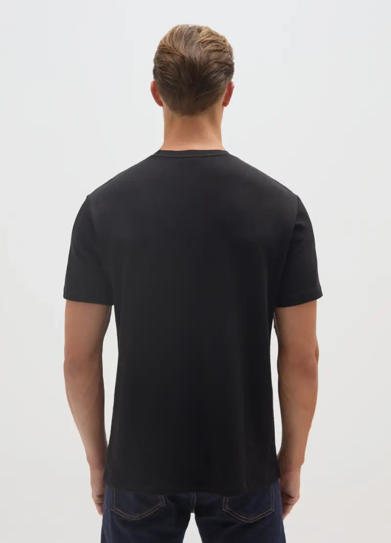 OVS T-shirt Uomo Nero 3004864 miniatura 3