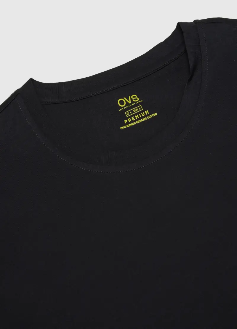 OVS T-shirt Uomo Nero 4064356 miniatura 2