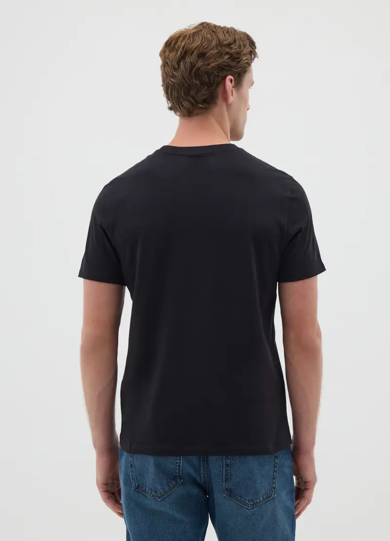 OVS HOUSEBRAND T-shirt Uomo Nero 990925 miniatura 3