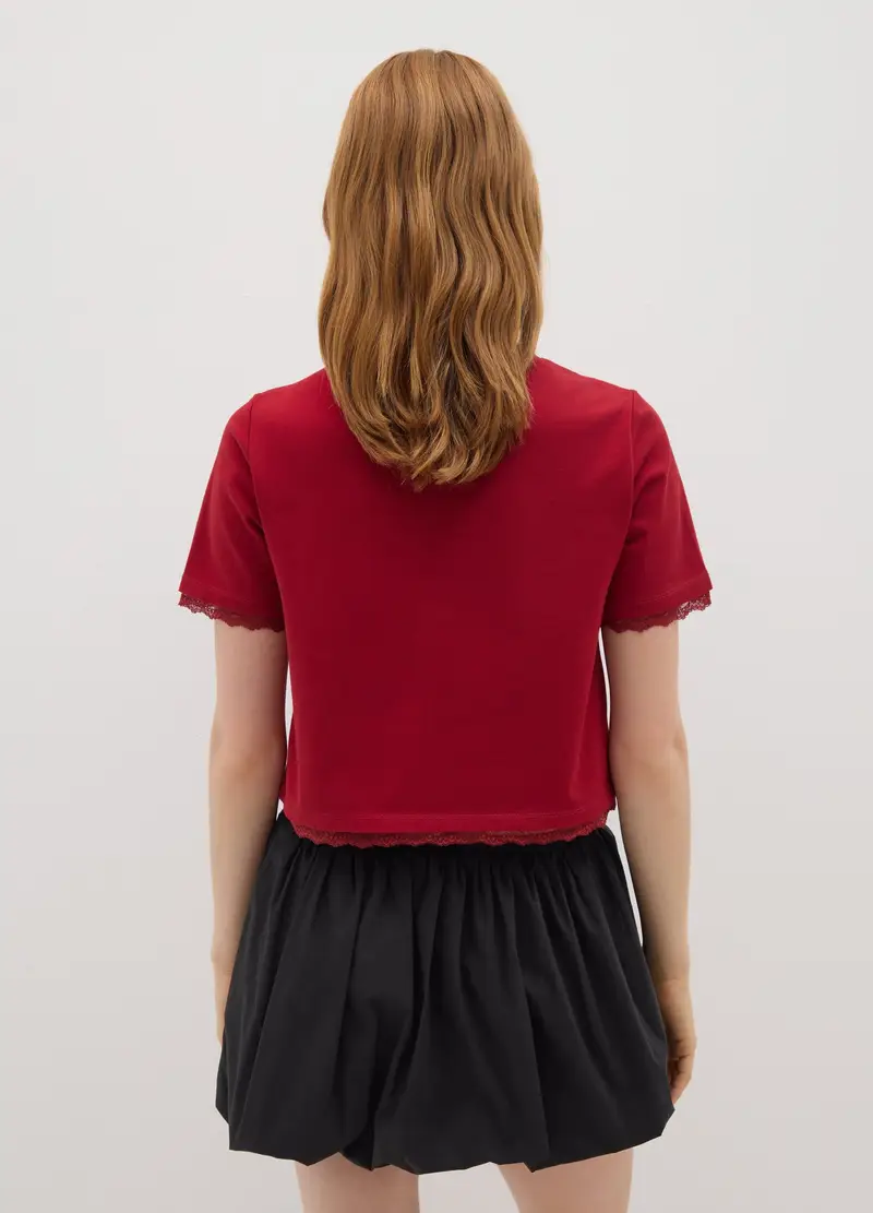 OVS T-shirt Donna Rosso 1175689 miniatura 3
