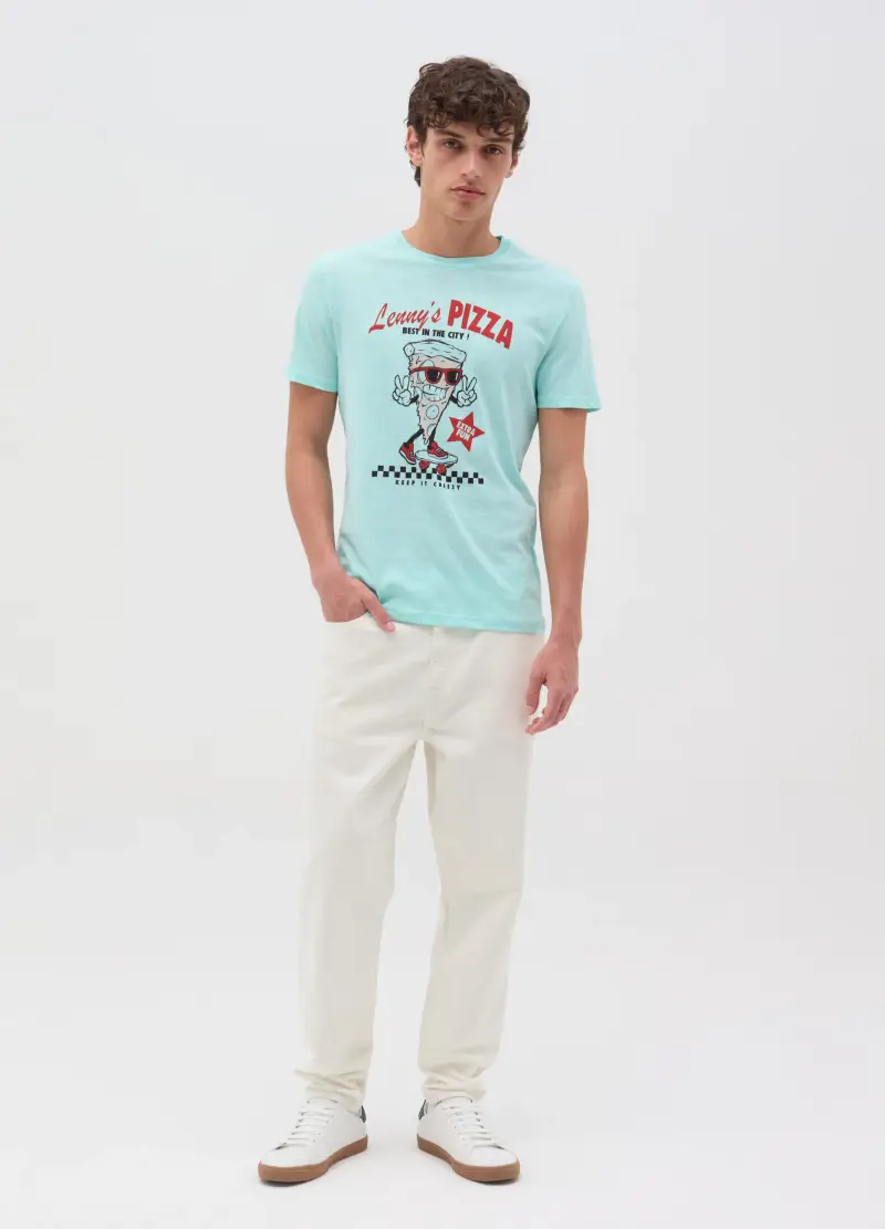 OVS T-shirt Uomo Azzurro 3922671