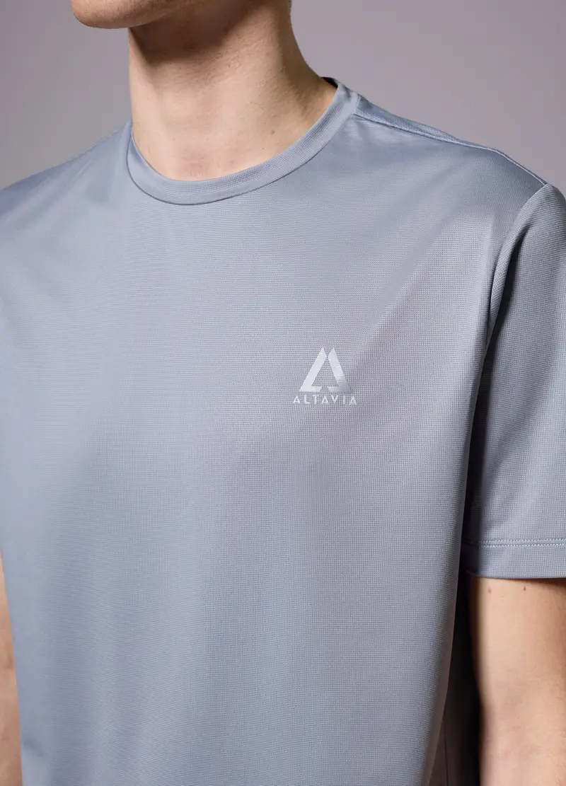 OVS T-shirt Uomo Azzurro 987490 miniatura 3