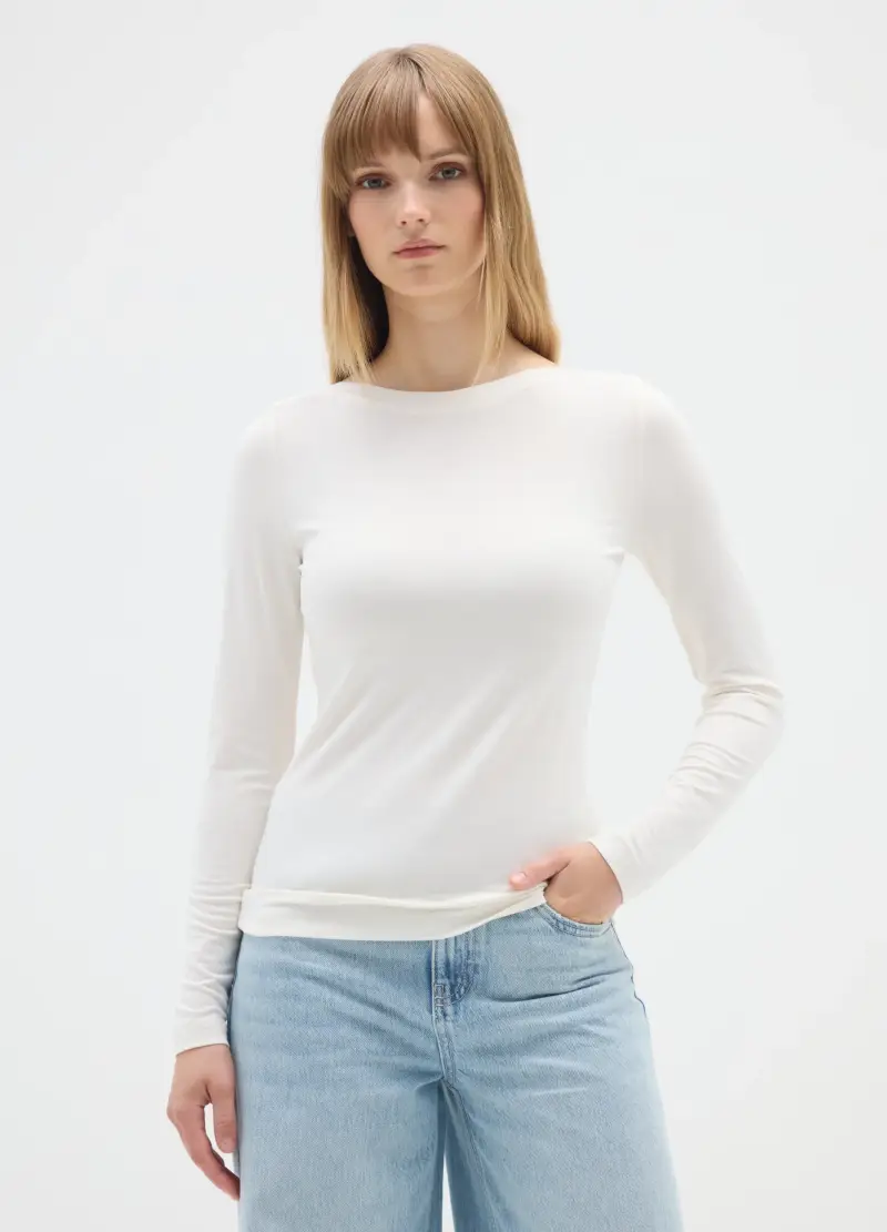 OVS T-shirt Donna Beige 3915017 miniatura 2