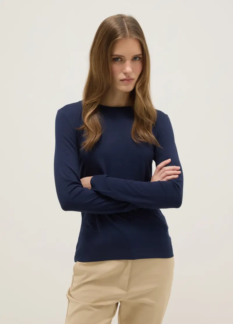 OVS T-shirt Donna Blu 4064333 miniatura 2