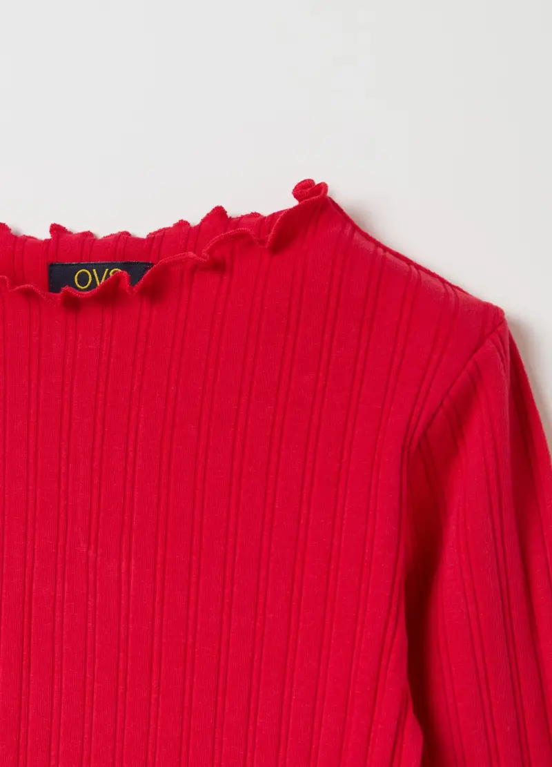 OVS T-shirt Bambina Rosso 2736021 miniatura 3