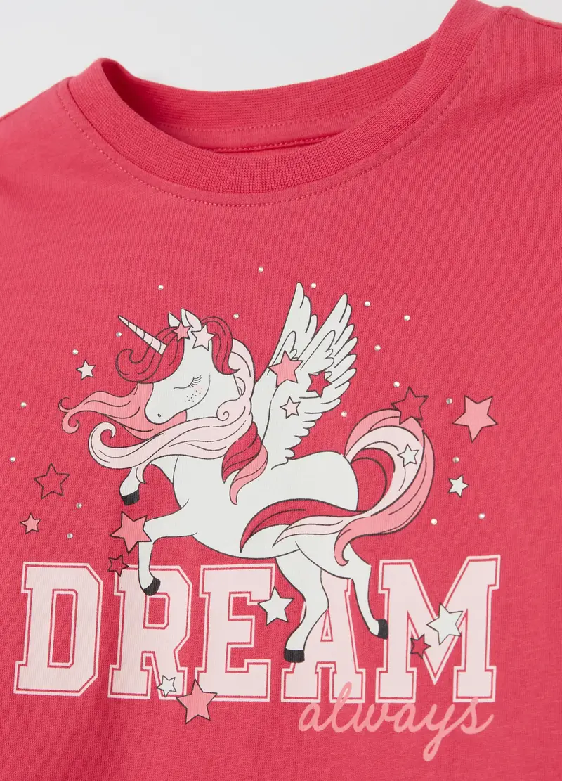 OVS T-shirt Bambina Rosa 2736030 miniatura 3