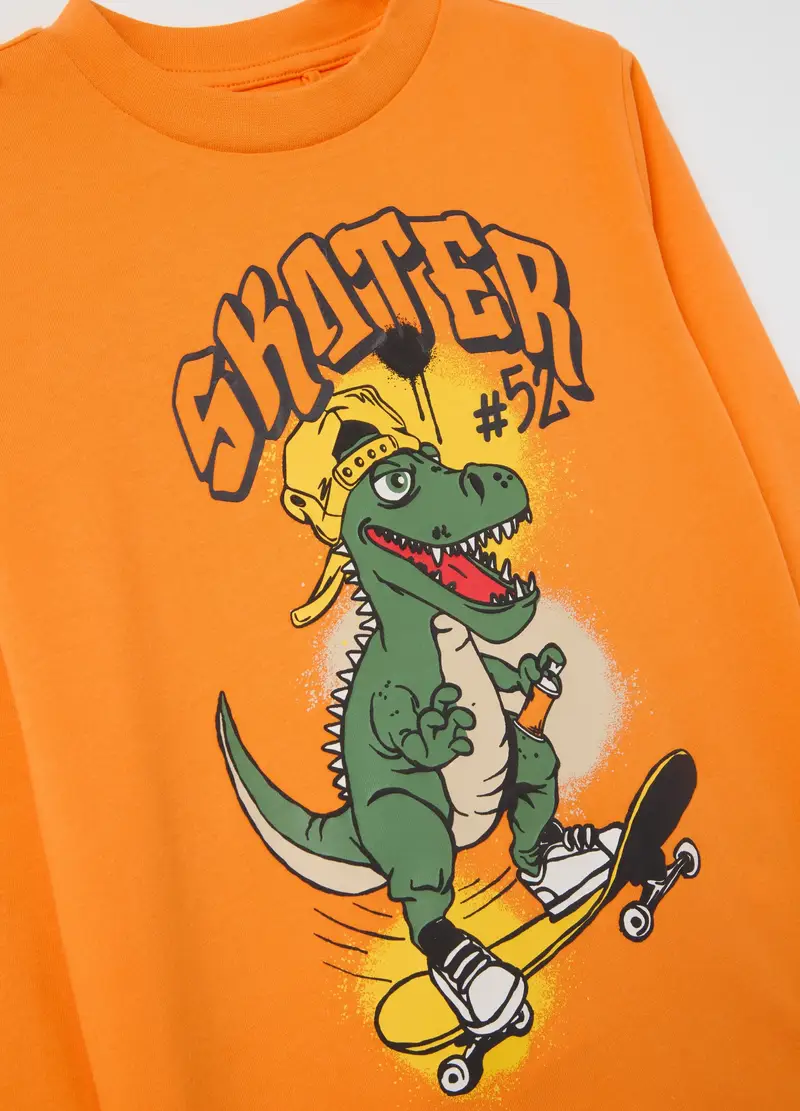 OVS T-shirt Bambino Arancione 2735577 miniatura 3