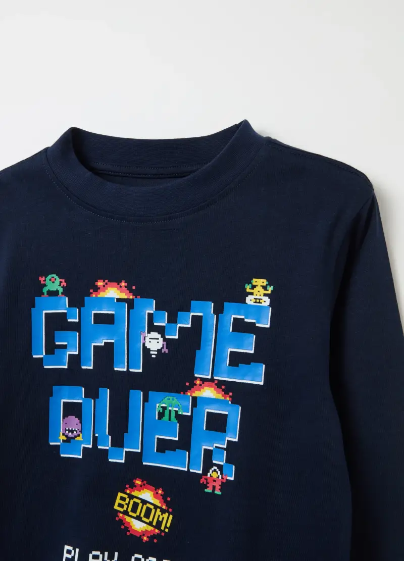 OVS T-shirt Bambino Blu 2735354 miniatura 3