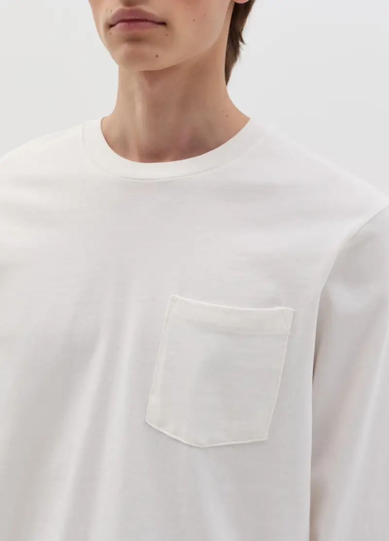 OVS T-shirt Uomo Bianco 4152601 miniatura 2