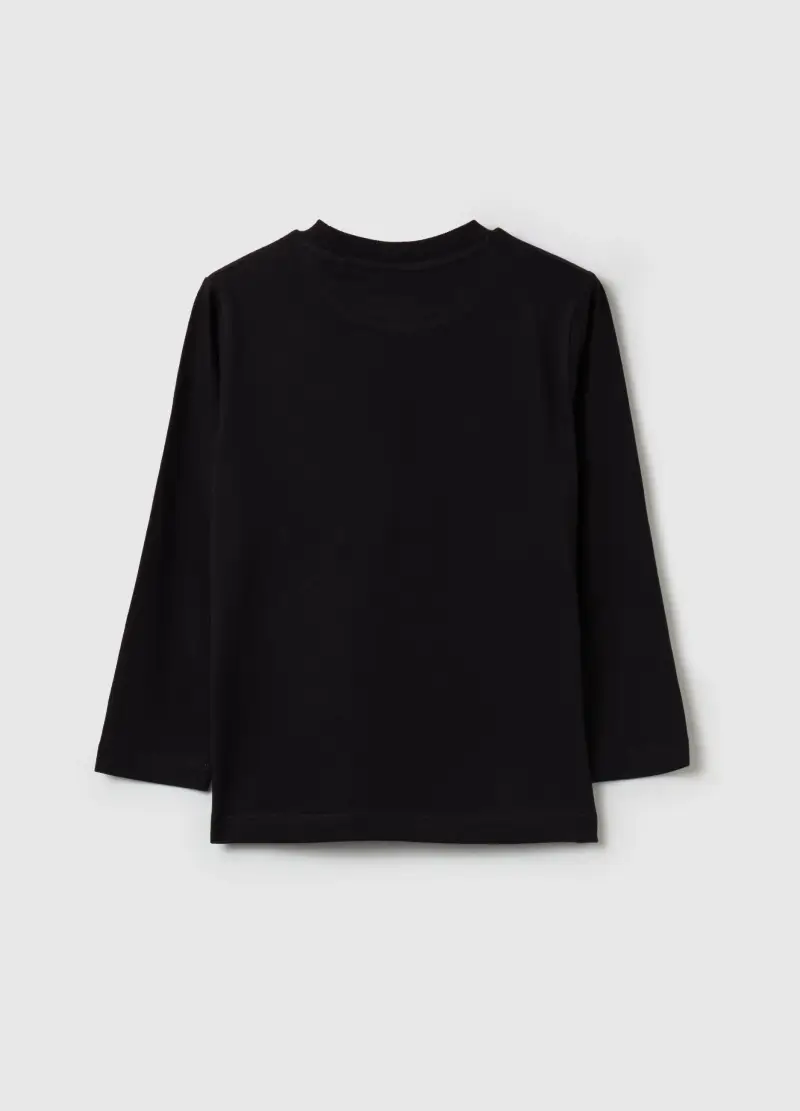 OVS T-shirt Bambino Nero 2735666 miniatura 2