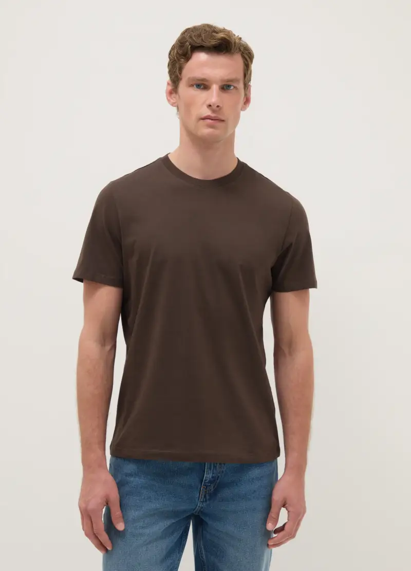 OVS T-shirt Uomo Marrone 4011482 miniatura 2