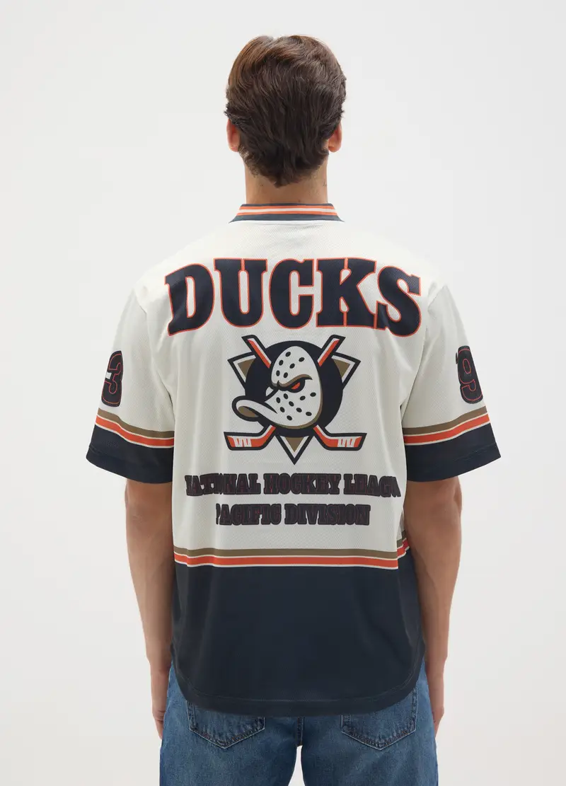 T-shirt Multicolor Con Logo, Uomo, Multicolor miniatura 3