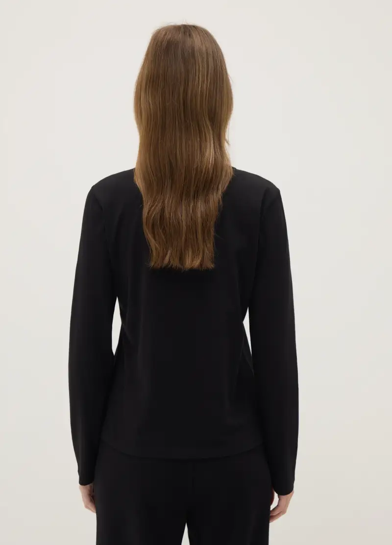 OVS T-shirt Donna Nero 4011318 miniatura 3