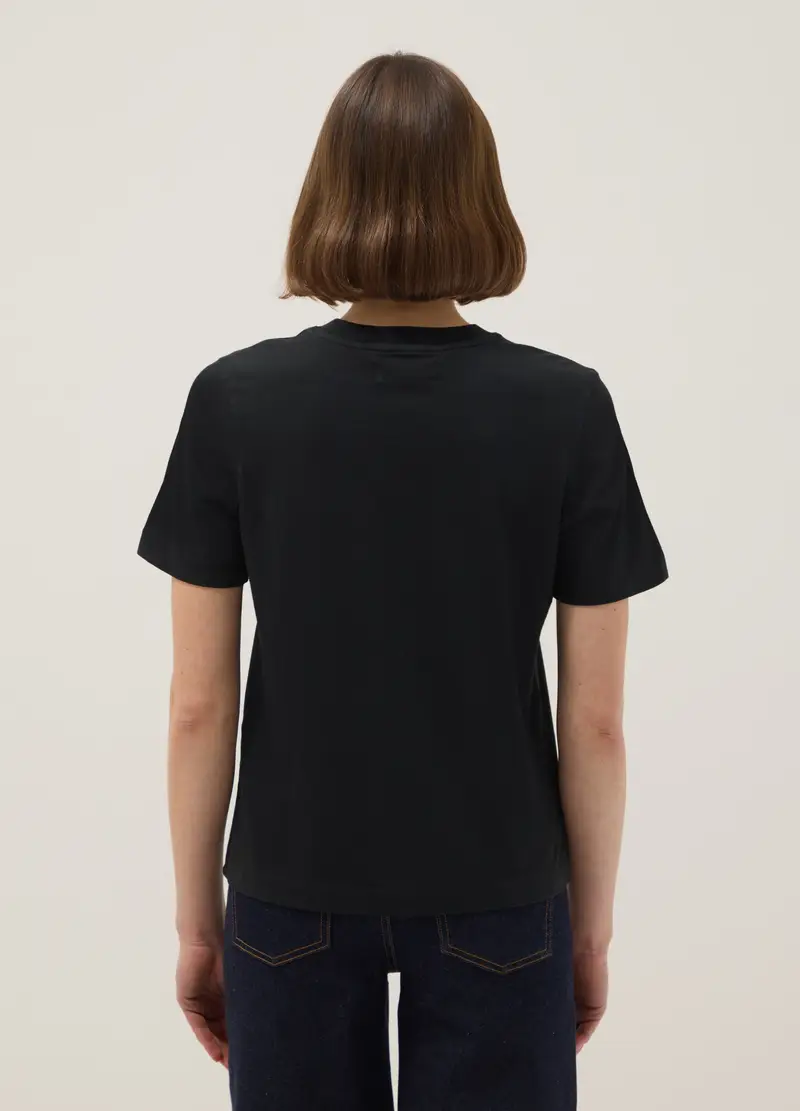 OVS T-shirt Donna Nero 4330700 miniatura 3