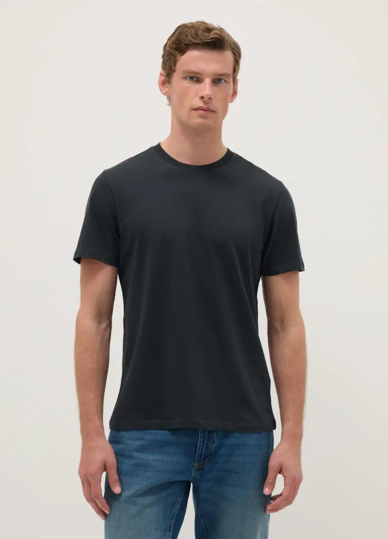 OVS T-shirt Uomo Nero 4011483 miniatura 2