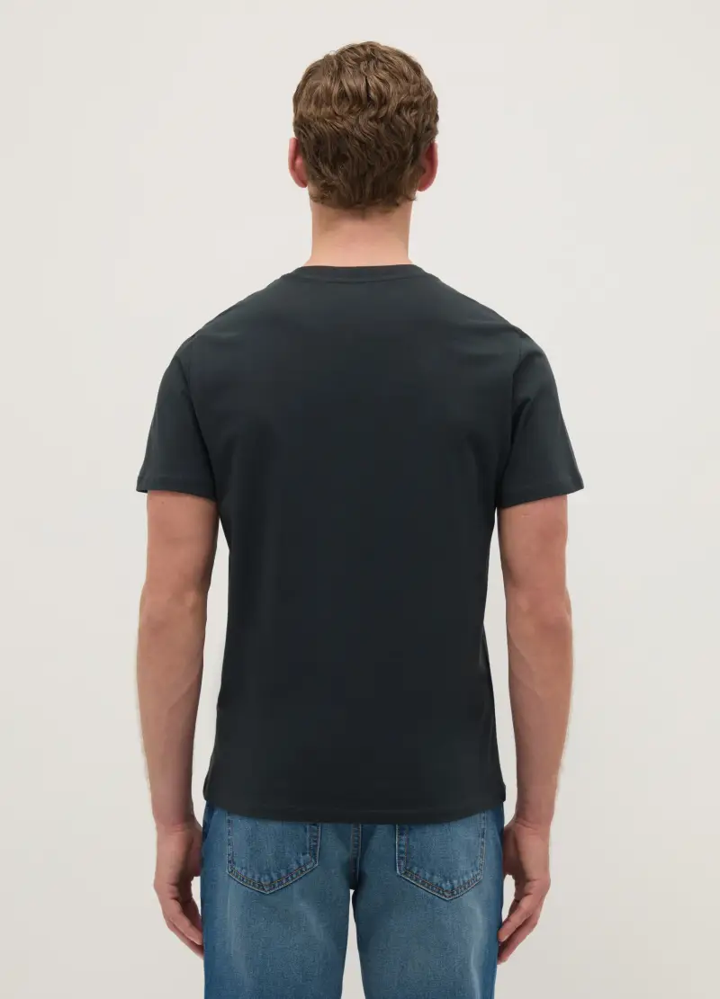 OVS T-shirt Uomo Nero 4011483 miniatura 3