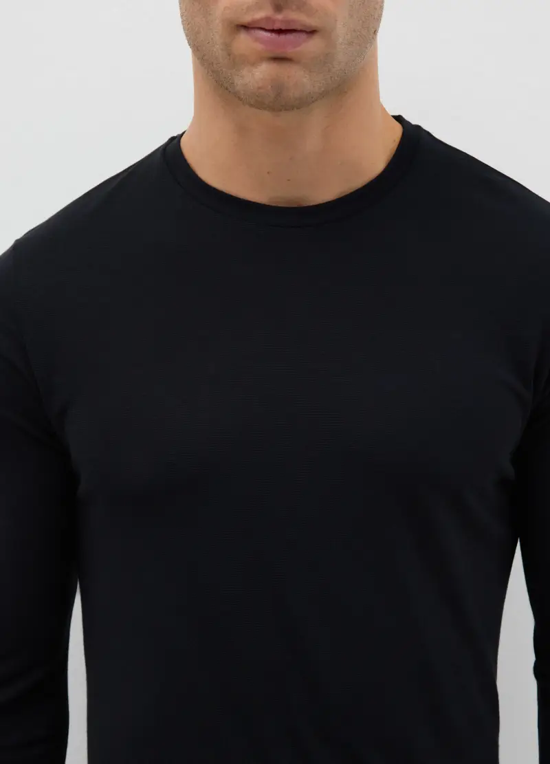 OVS T-shirt Uomo Nero 3915145 miniatura 2