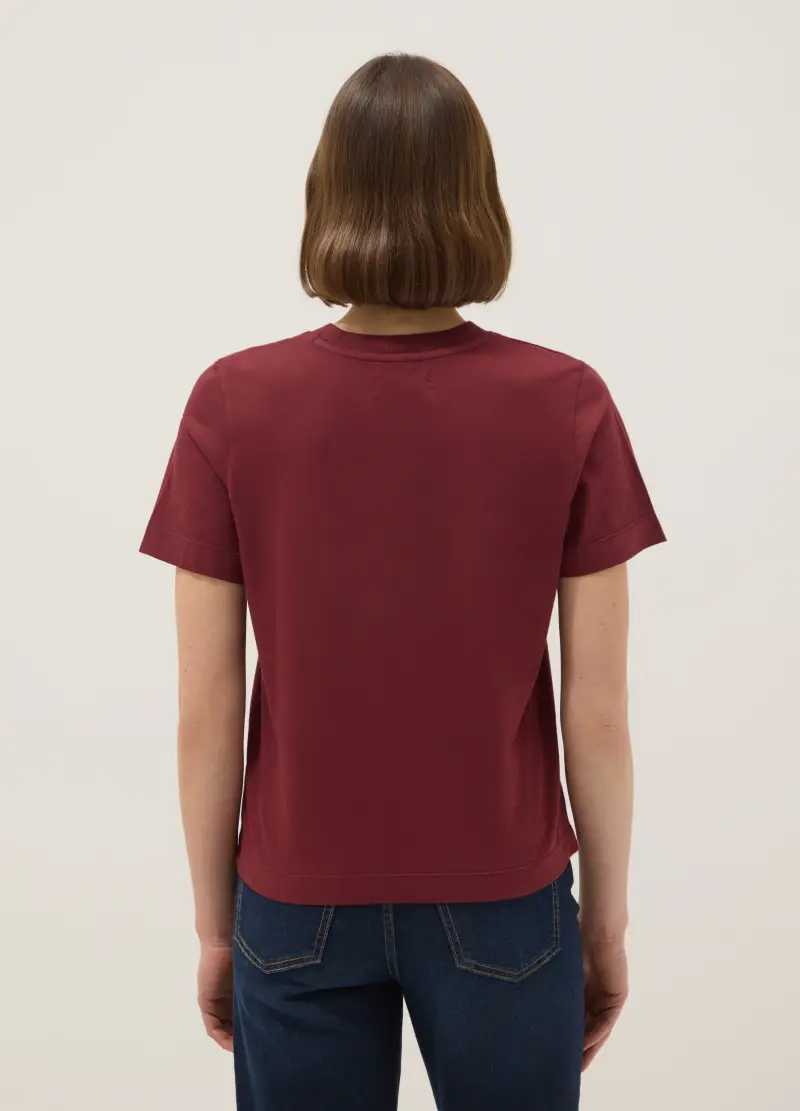 OVS T-shirt Donna Rosso 4330701 miniatura 3
