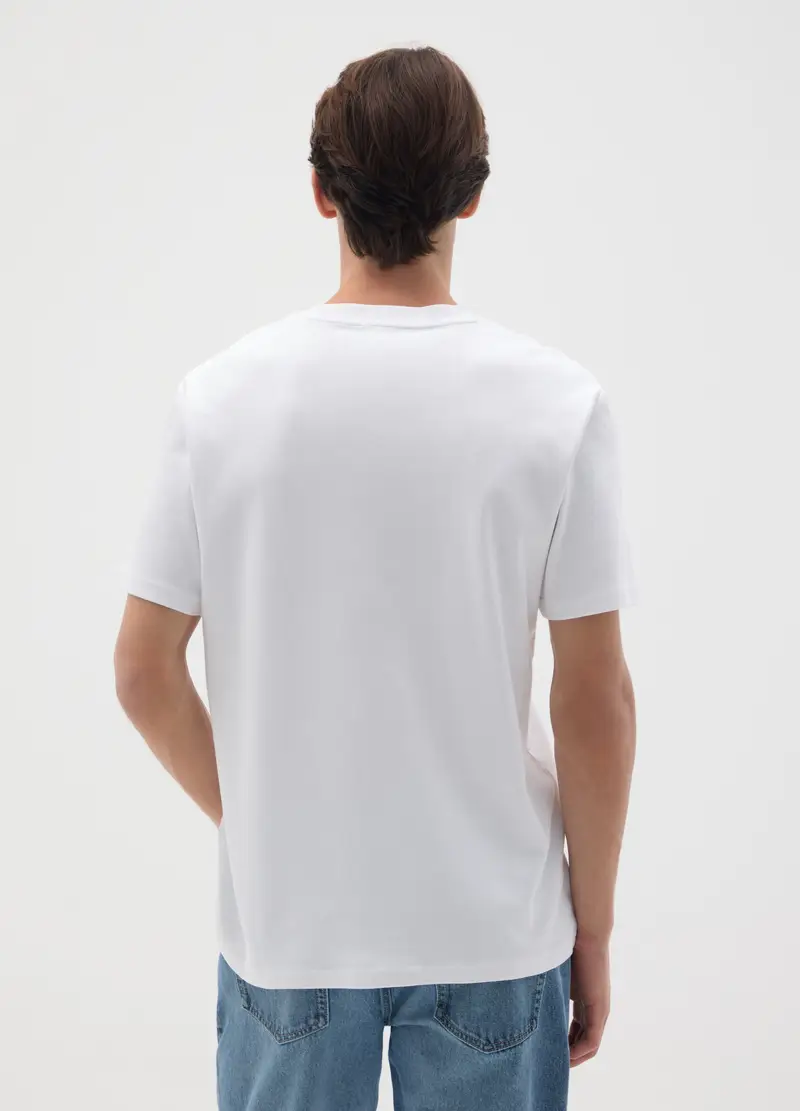 OVS T-shirt Uomo Bianco 4328861 miniatura 3