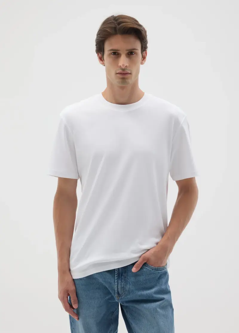 OVS T-shirt Uomo Bianco 3970692 miniatura 2