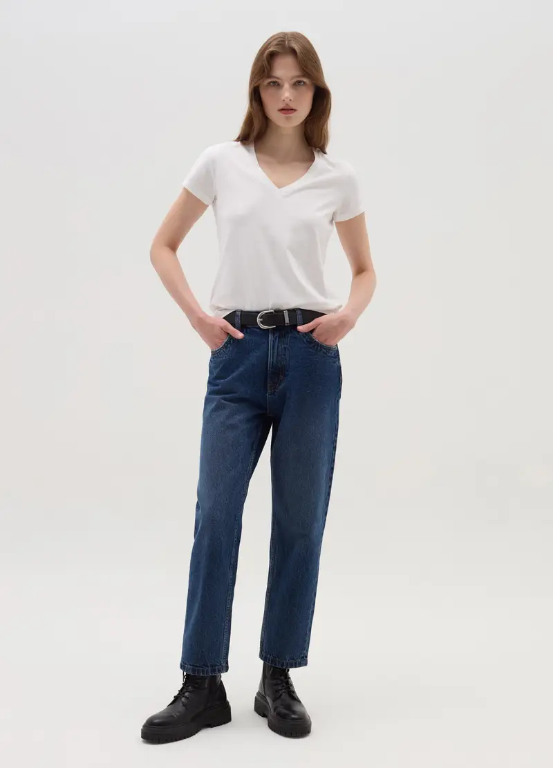 OVS T-shirt Donna Bianco 4121909 miniatura 2