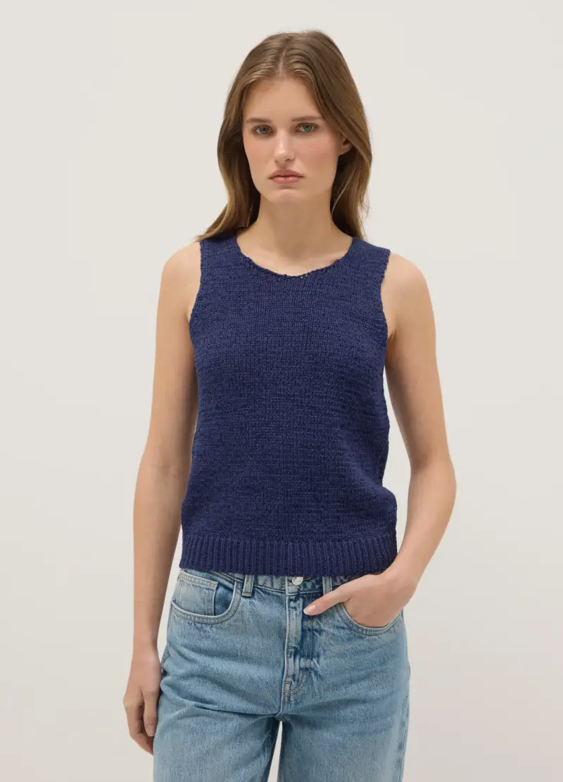 OVS Top Donna Blu 4064350 miniatura 2