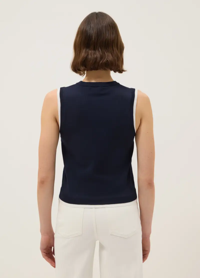 OVS Top Donna Blu 4330487 miniatura 3