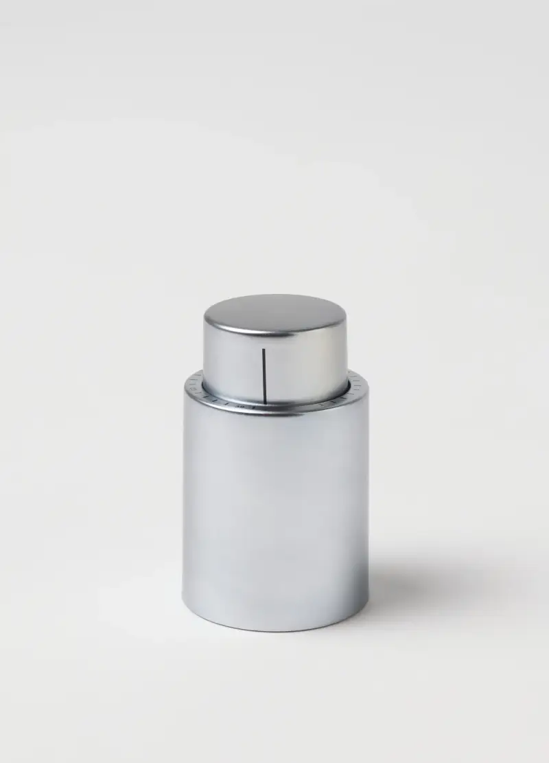 Tappo Sottovuoto Per Vino, Uomo, Grigio miniatura 3