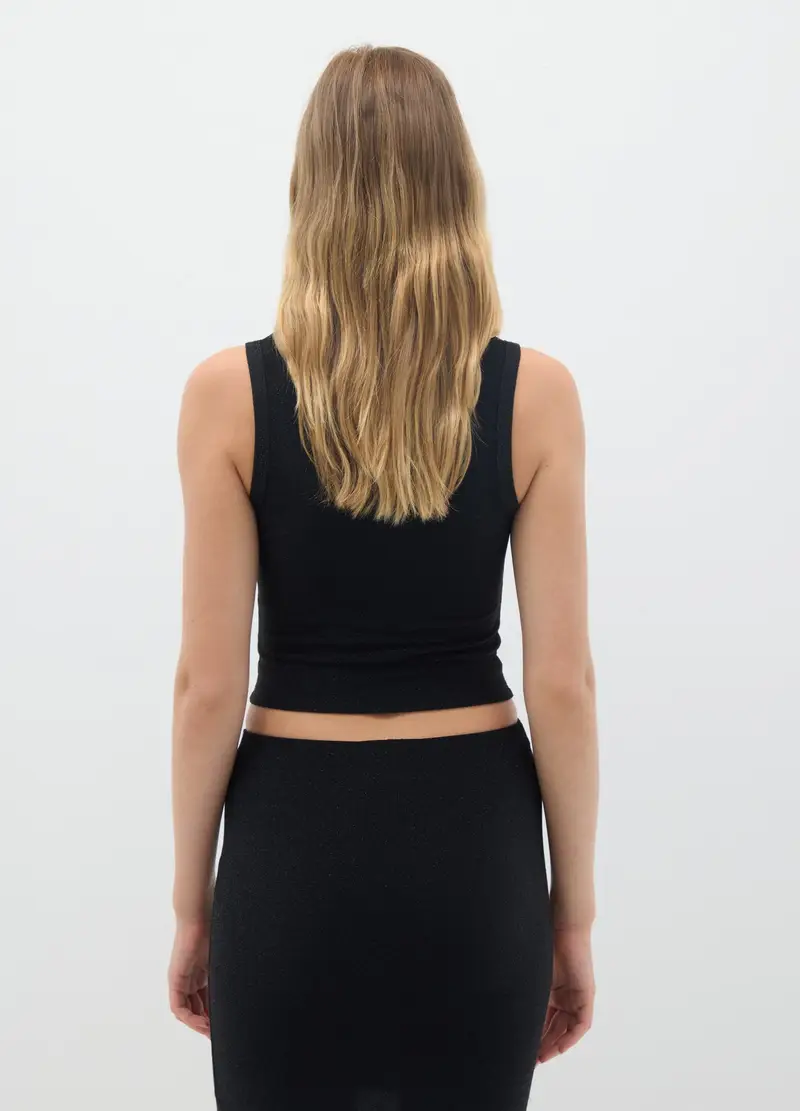 OVS Top Donna Nero 990859 miniatura 3