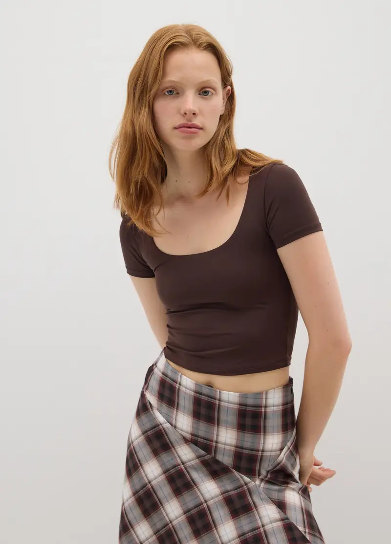 OVS Top Donna Marrone 990852 miniatura 2