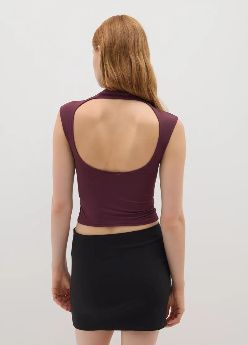 OVS Top Donna Bordeaux 990854 miniatura 3