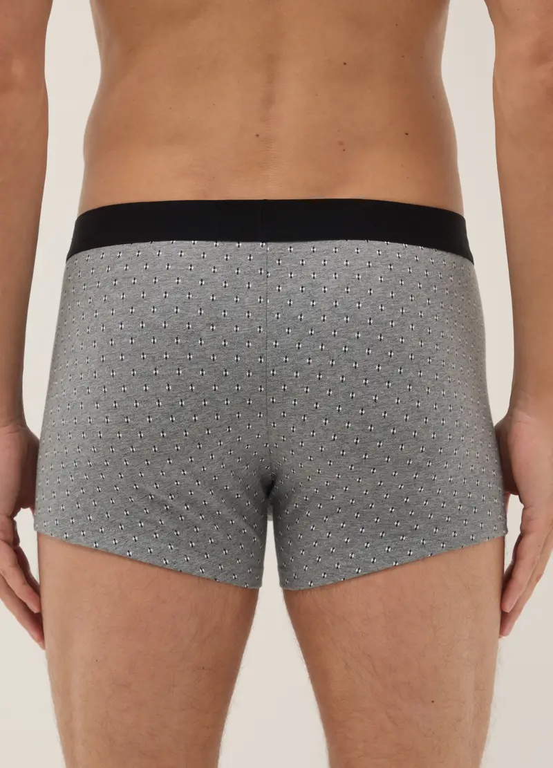 Tripack Boxer In Cotone Elasticizzato Multicolor Regular Fit, Uomo, Multicolor miniatura 3