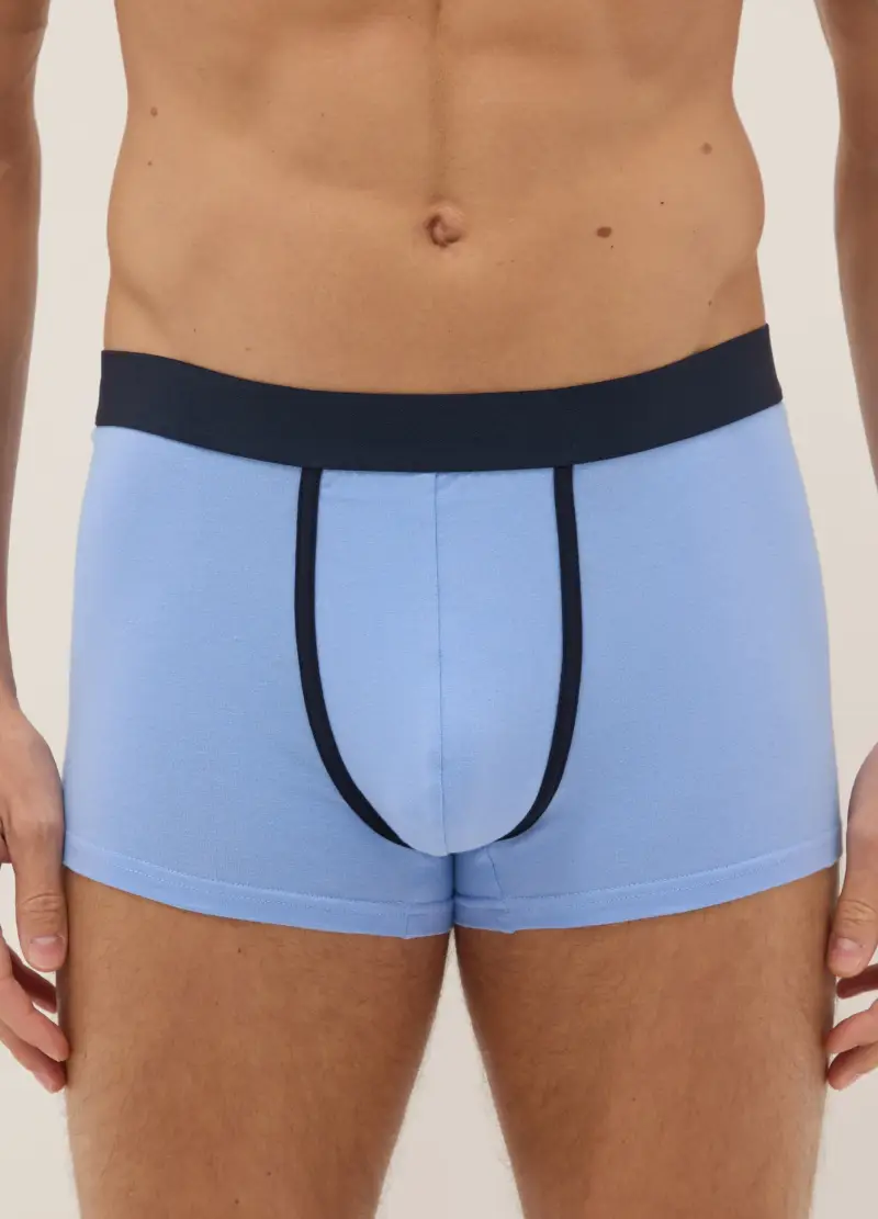 Tripack Boxer In Cotone Elasticizzato Multicolor Regular Fit, Uomo, Multicolor miniatura 2