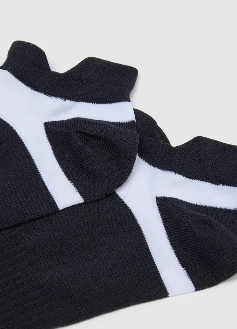 Tripack Calze Sportive Aderenti Multicolor, Uomo, Multicolor miniatura 2