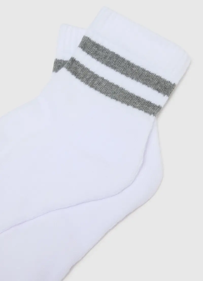 Ovs Calzini Uomo Misto Cotone A Righe Multicolor miniatura 2