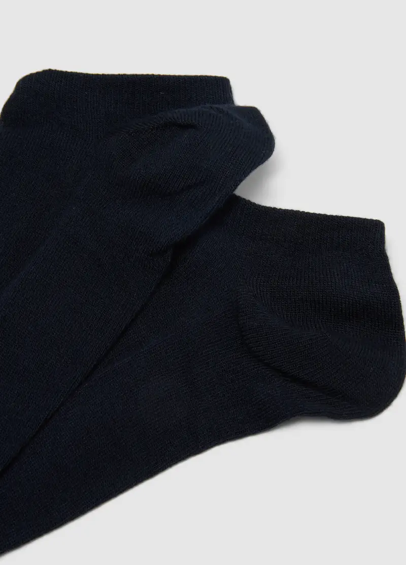 Tripack Calzini Sportivi Alla Caviglia Blu, Uomo, Blu miniatura 3