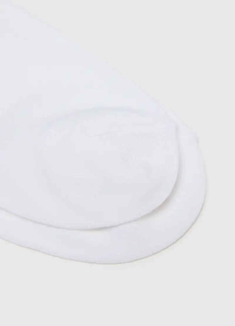 Tripack Calzini Sportivi Bianchi Regular Fit, Uomo, Bianco miniatura 3