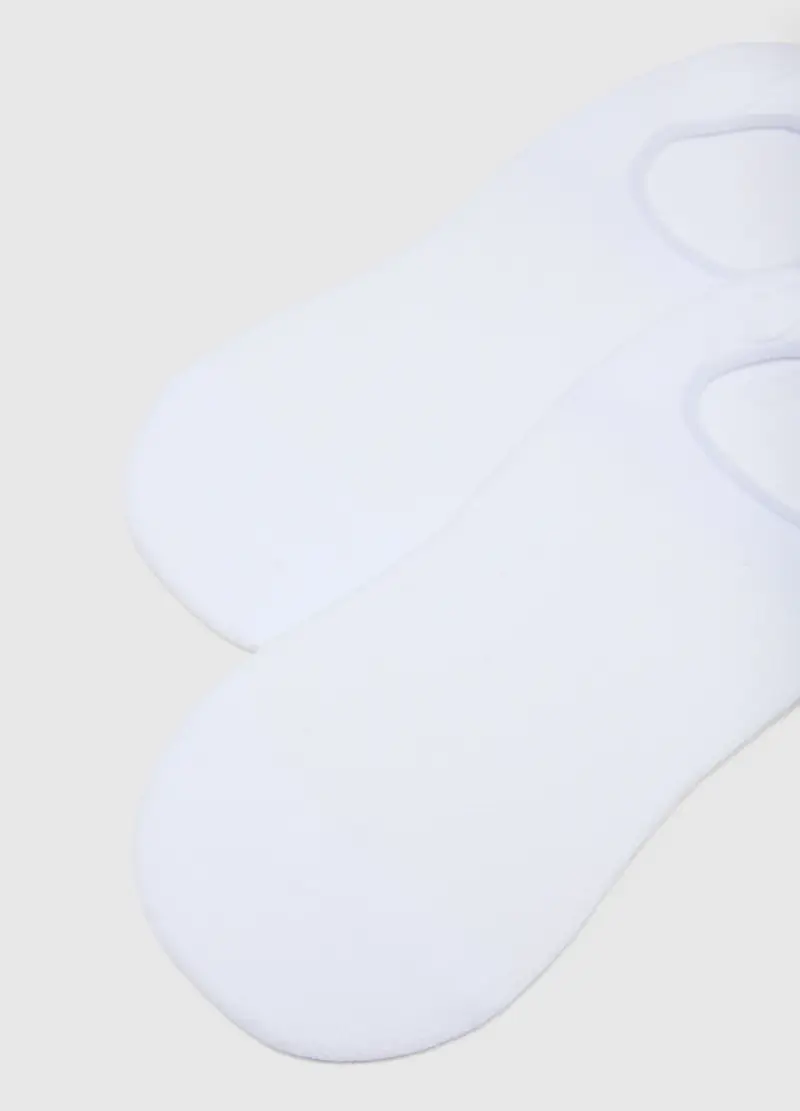 Tripack Calzini Sportivi In Cotone Bianco, Uomo, Bianco miniatura 2