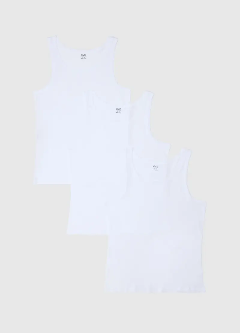 OVS Canotte Uomo Bianco 4068590 miniatura 2