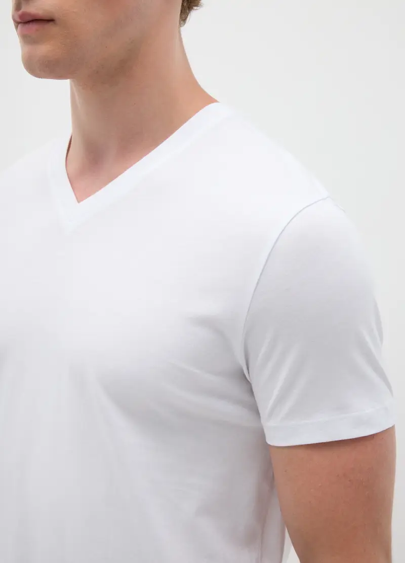 OVS T-shirt Uomo Bianco 4306965 miniatura 3