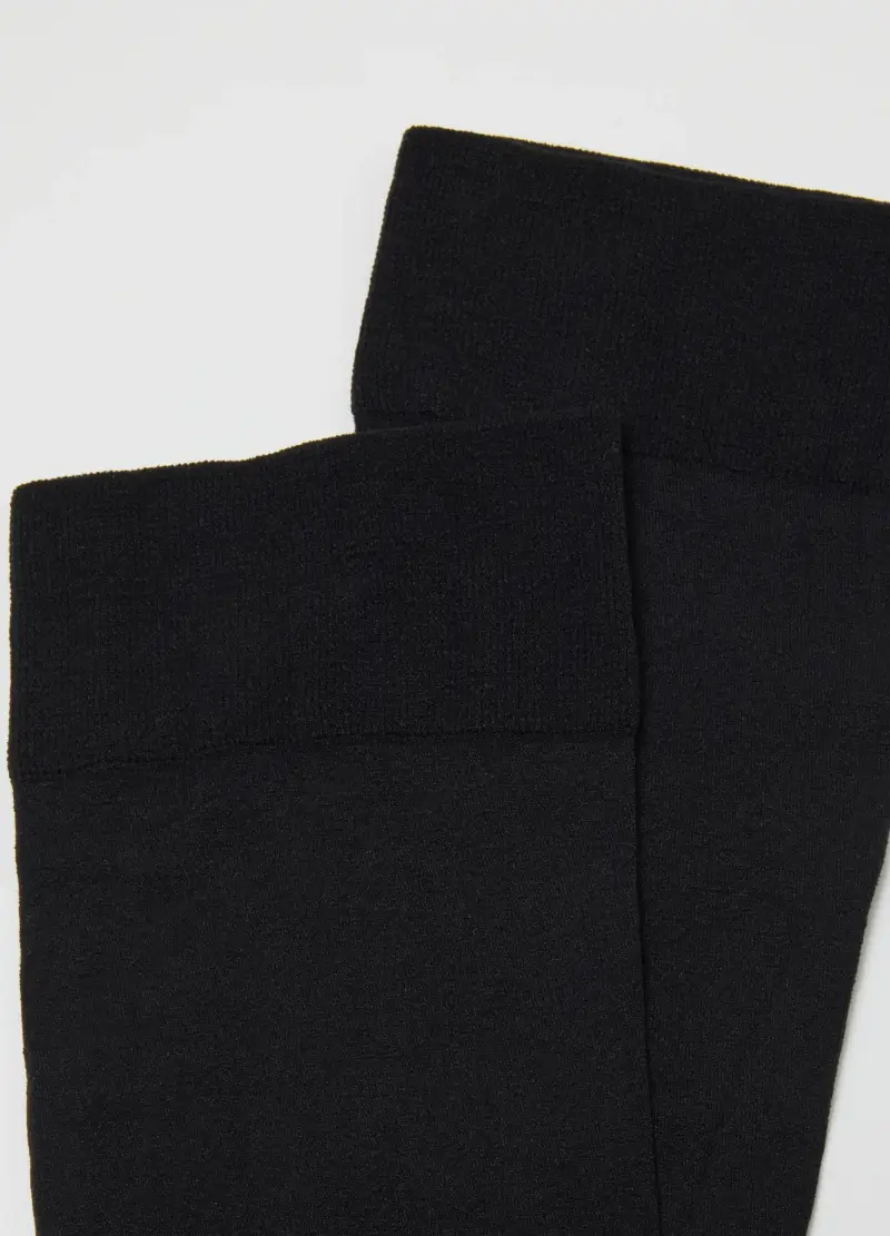 Tripack Gambaletti In Tessuto Elasticizzato Neri, Donna, Nero miniatura 3