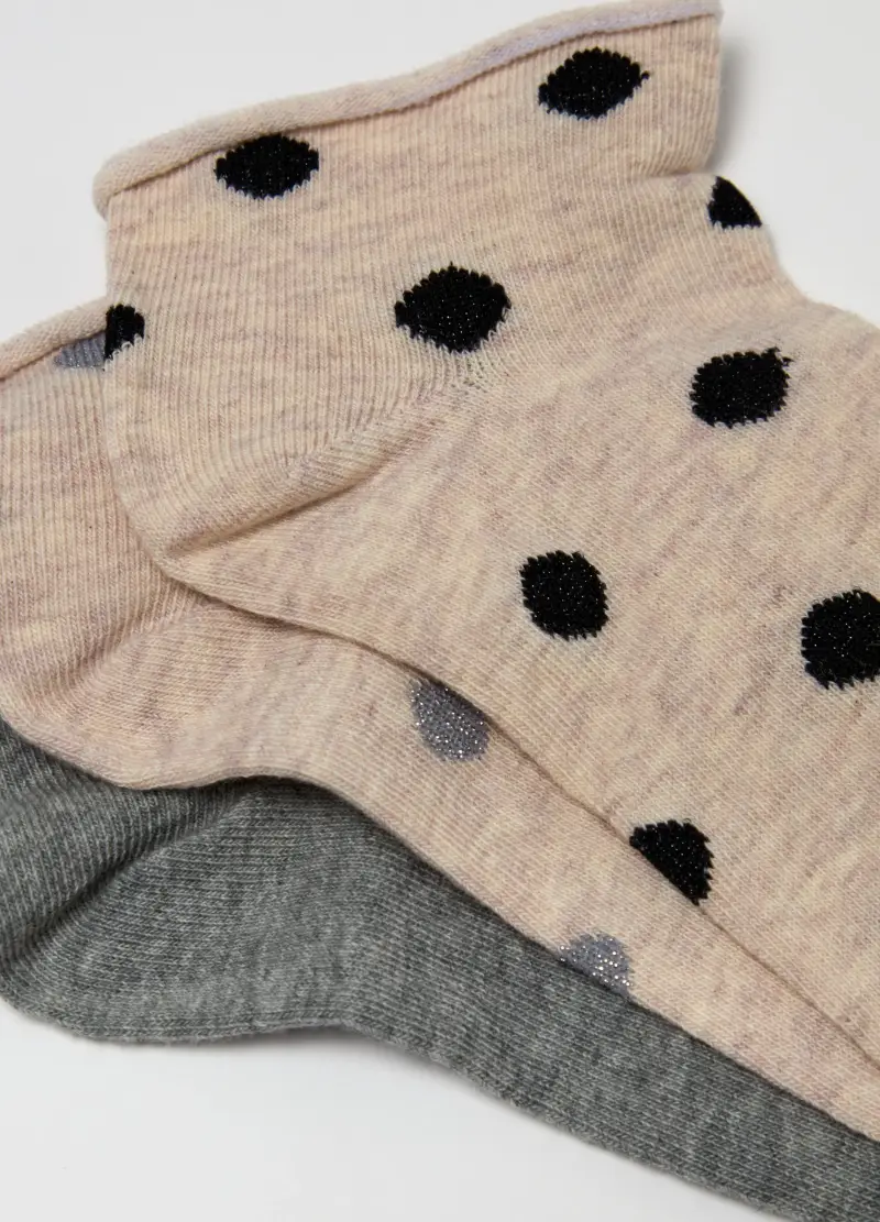 Tripack Pariscarpa Stretch Con Lurex, Donna, Multicolor miniatura 2