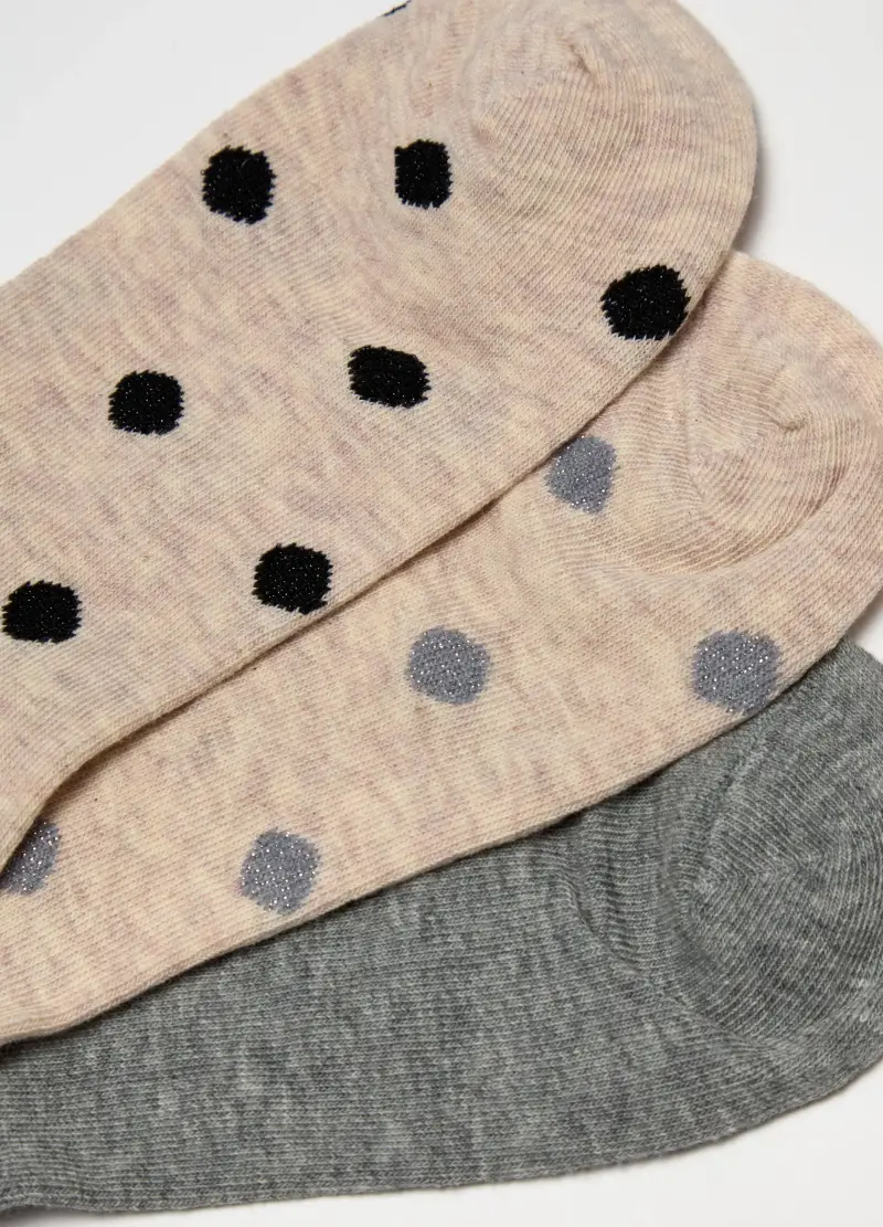 Tripack Pariscarpa Stretch Con Lurex, Donna, Multicolor miniatura 3