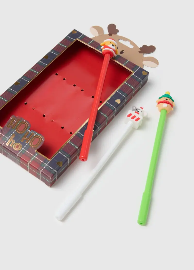 Tripack Penne Natalizie Multicolor, Donna, Multicolor miniatura 2