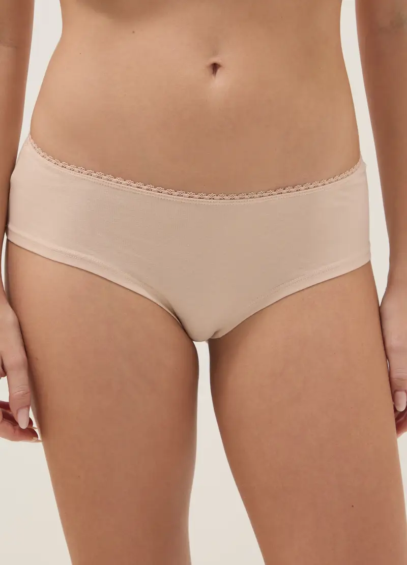 Tripack Slip In Cotone Elasticizzato Multicolor Regular Fit, Donna, Multicolor miniatura 2