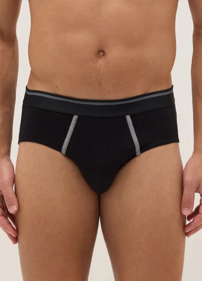 Tripack Slip In Cotone Elasticizzato Multicolor Regular Fit, Uomo, Multicolor miniatura 2