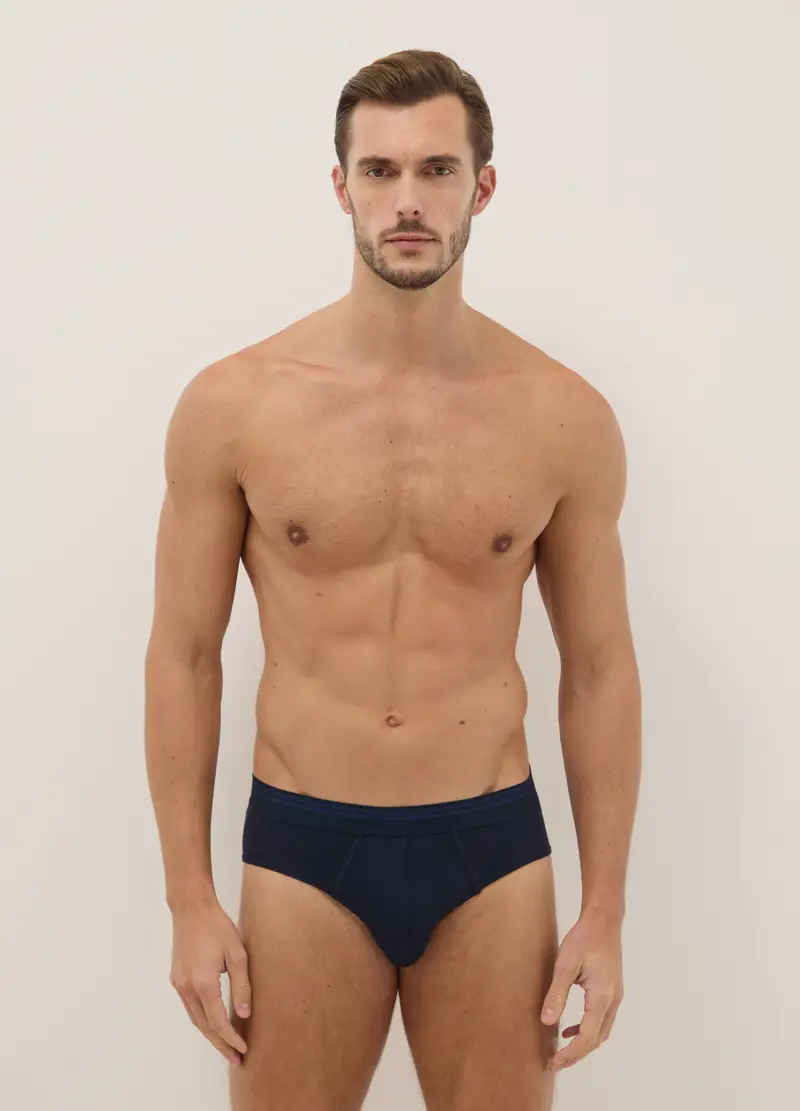 Tripack Slip In Cotone Elasticizzato Multicolor Regular Fit, Uomo, Multicolor